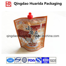 Aluminum Foil Plastic Packaging Spices/Sauce Bag with Spout